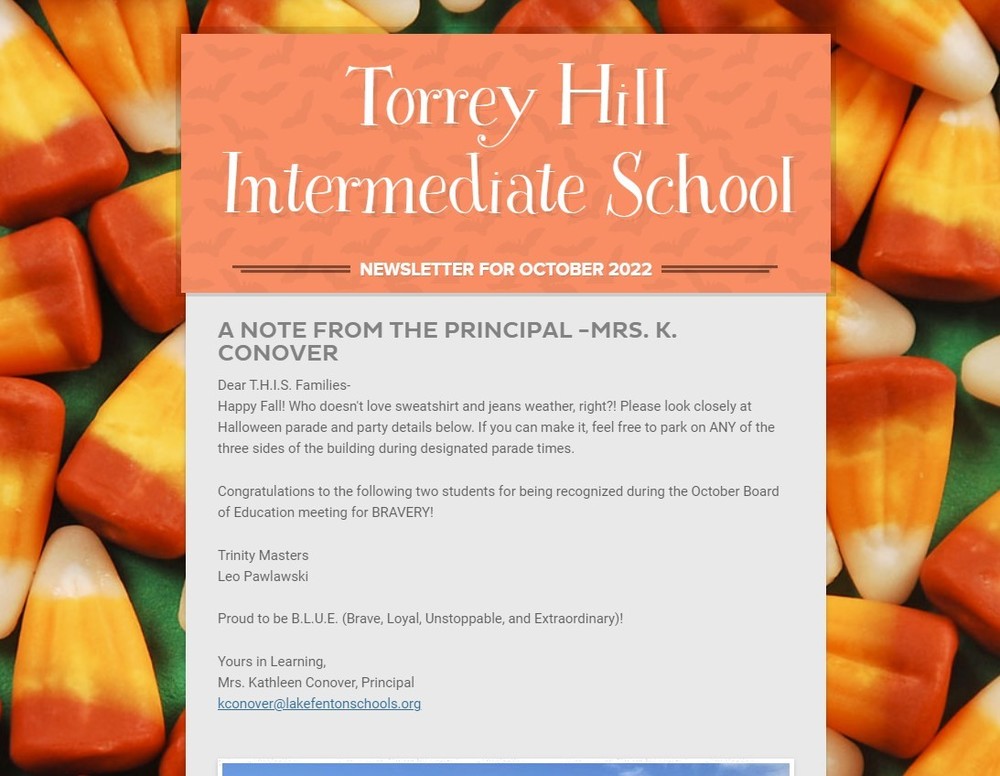 Torrey Hill October Newsletter 2022