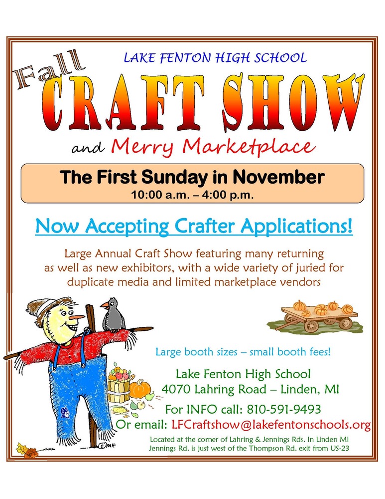 Fall Craft Show Lake Fenton High School