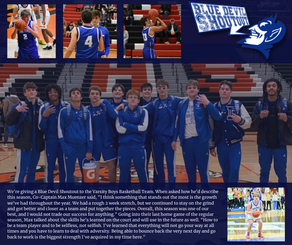 Blue Devil Shoutout