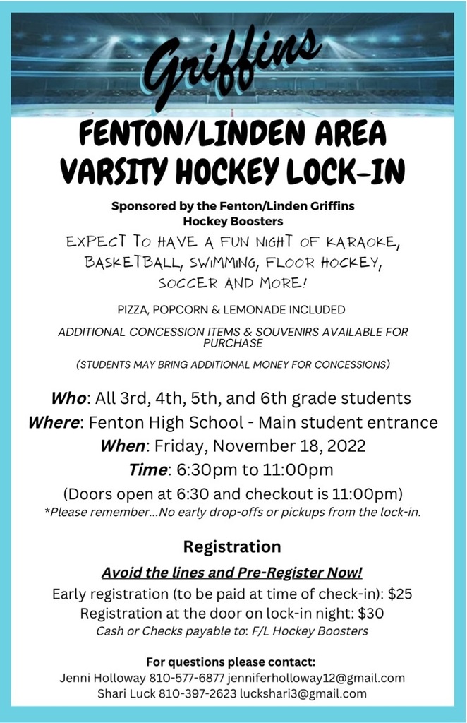 Information about the lock in for hockey