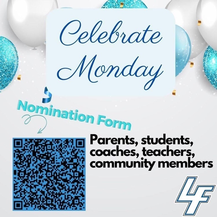 nomination form for Celebrate Monday!