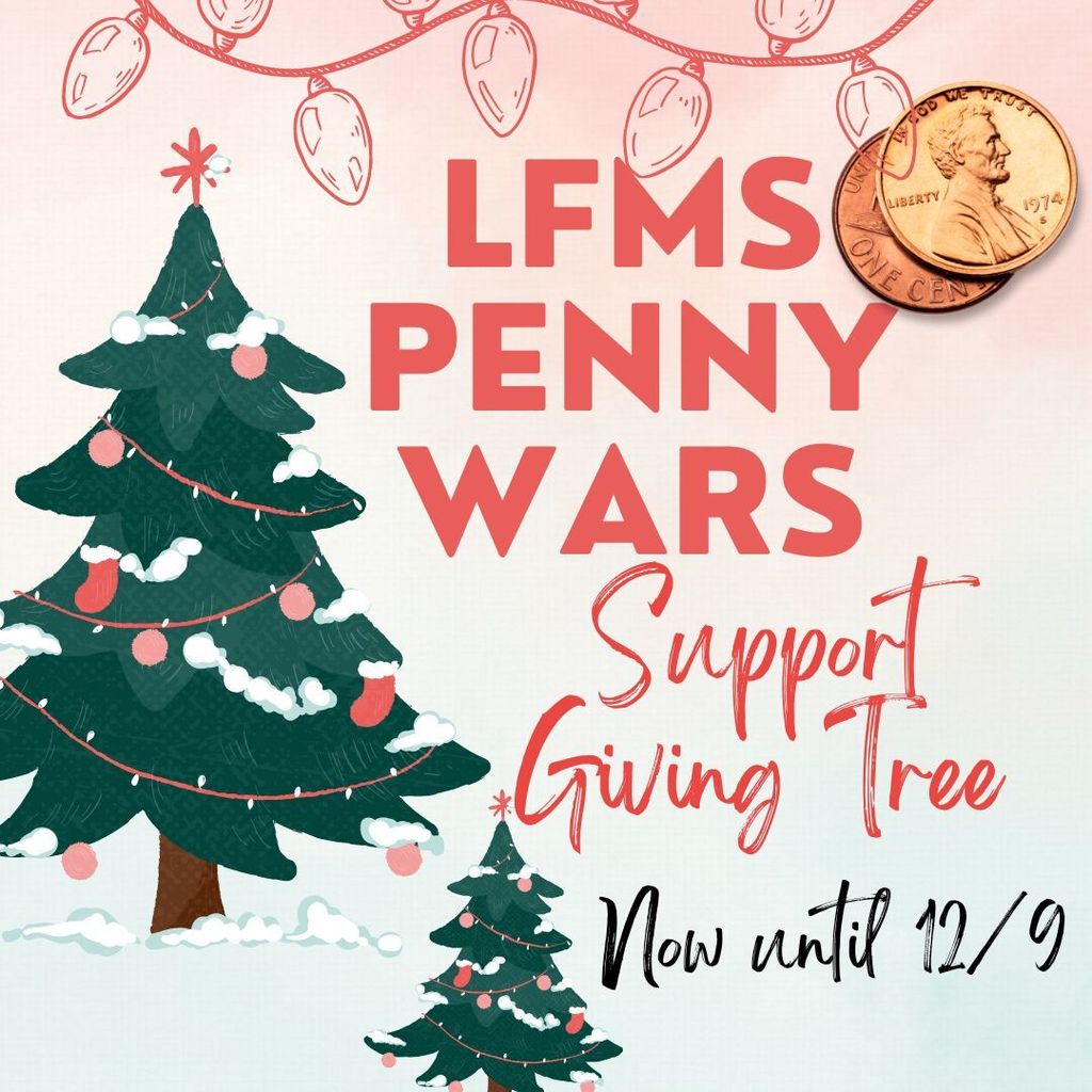 Penny Wars at Lake Fenton Middle School until December 9th