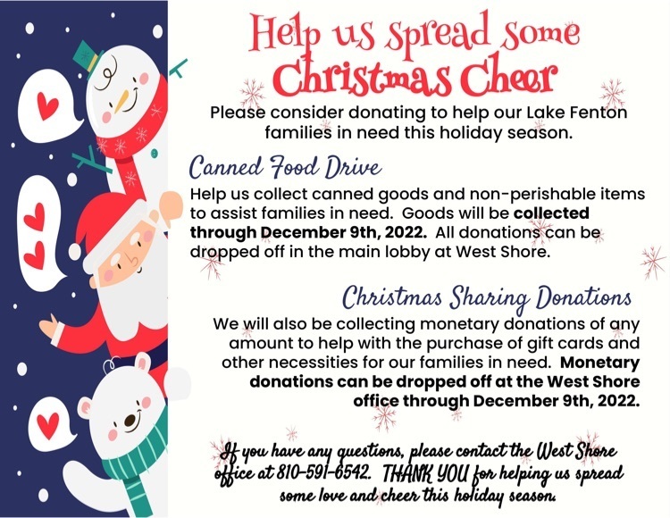 Christmas Sharing at West Shore