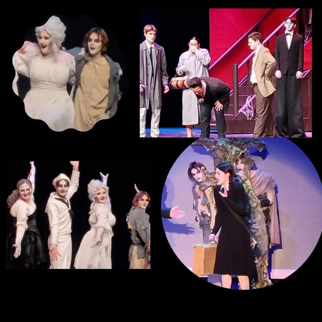 Actors acting on stage