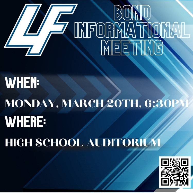 Upcoming Bond Informational Meeting March /0th