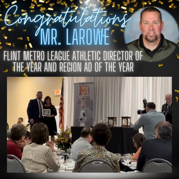 Athletic Director of the Year, Brad LaRowe!