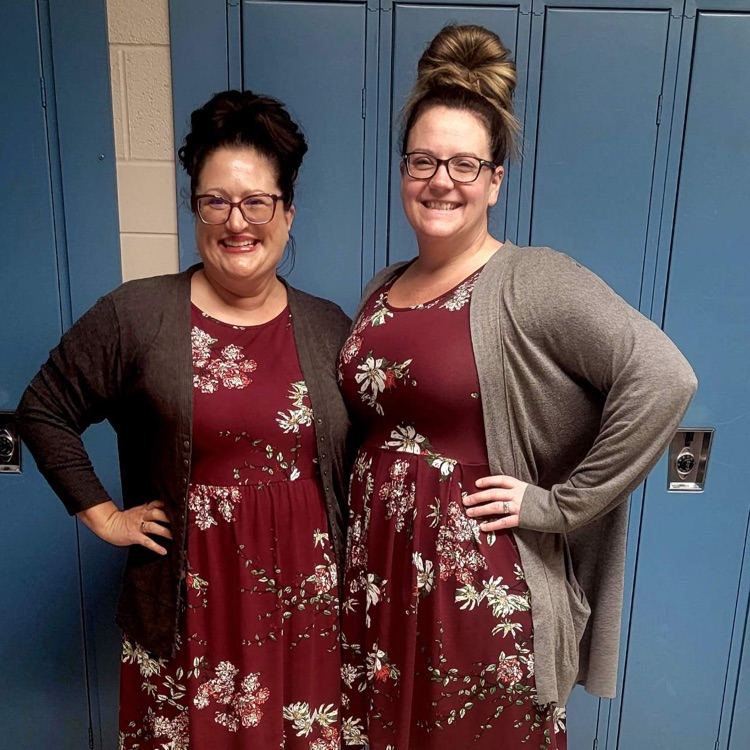 teachers dressed alike
