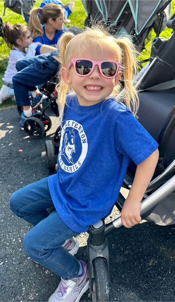 smiling girl in sunglasses